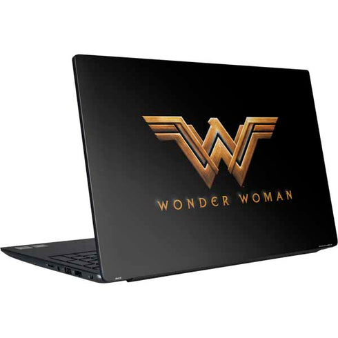 DC Comics Wonder Woman Gold Emblem Dell Vostro Skin